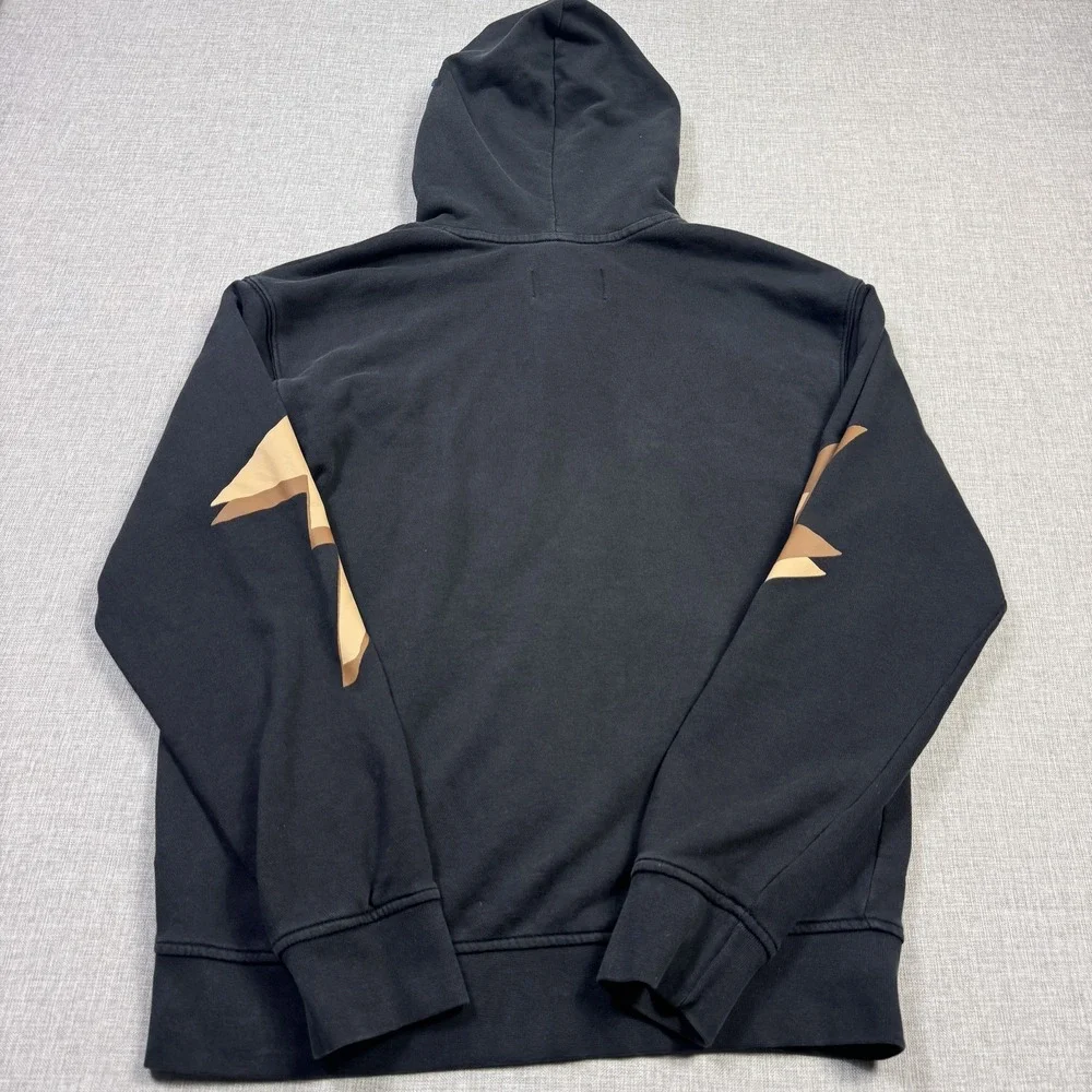 Nike Air‎ Jordan Hoodie Mens Small Black Pullover Hooded Pockets Graphic
